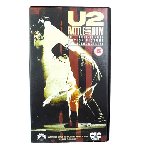 Video vhs rattle and hum - vhs,