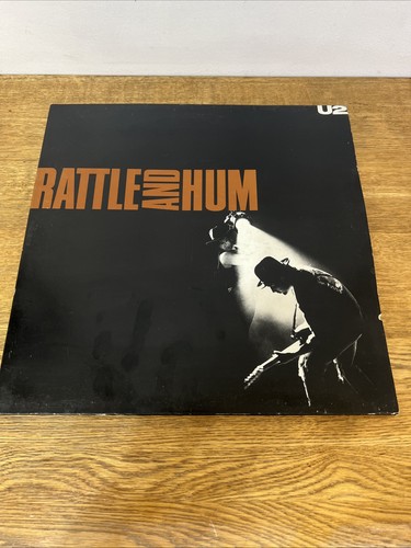 Rattle hum vinyl record - u2,