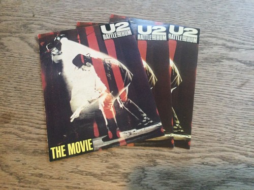 Rattle and hum movie flyers - u2,