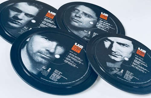 Record label coasters - label,